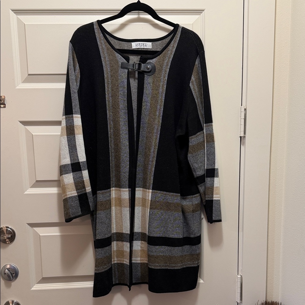 Kasper Cardigan with Leather Closure